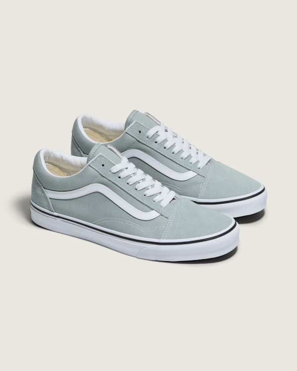 国内配送 VANS OLD SKOOL GRAY OLIVE Vans Men's Old Skool Suede Shoes - Green / Grey — Just For