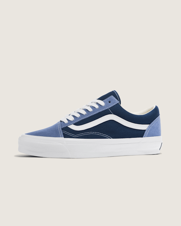 国内配送 VANS PREMIUM OLD SKOOL 36 TRUE BLUE Premium Old Skool Shoe in STV Navy / White | Vans