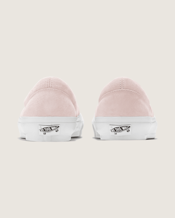 Premium Classic Slip-On Suede Shoe in Sepia Rose Pink Vans