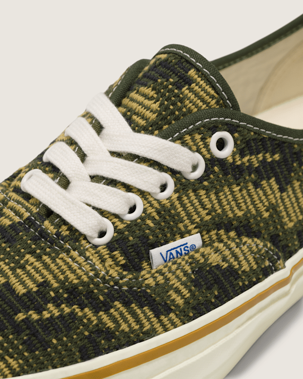 Premium Authentic Shoe in Antique Gold / Green | Vans