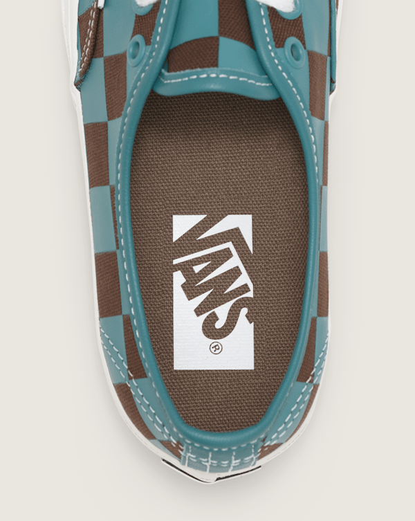 Vans AUTHENTIC 44 CHECKERBOARD TEAL BROWN バンズ VN000D5KERD VANS バンズ スニーカー AUTHENTIC 44 CHECKERBOARD TEAL BROWN