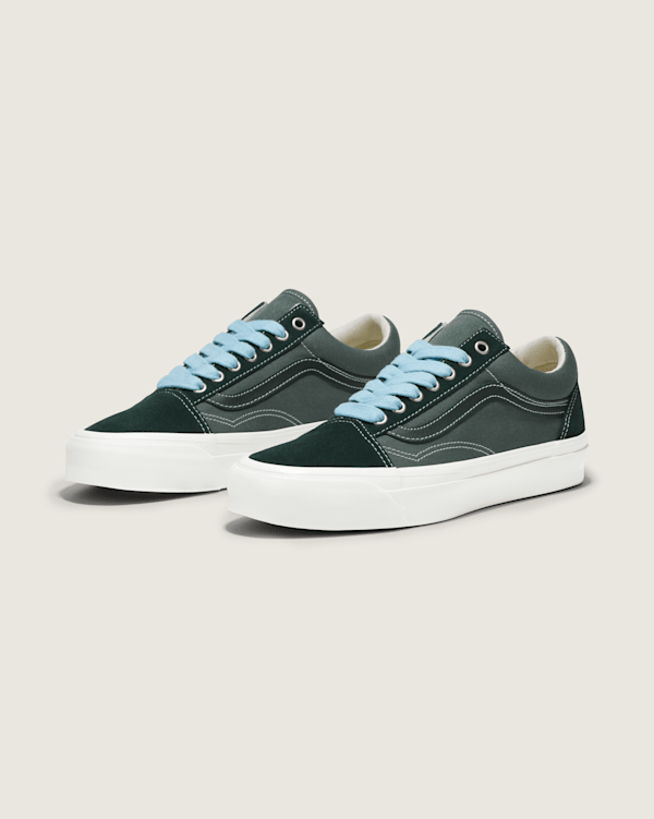 ★ VANS ★ OLD SKOOL VN0A5JMIBKO Premium Old Skool Shoe in Scarab Green / Grey | Vans