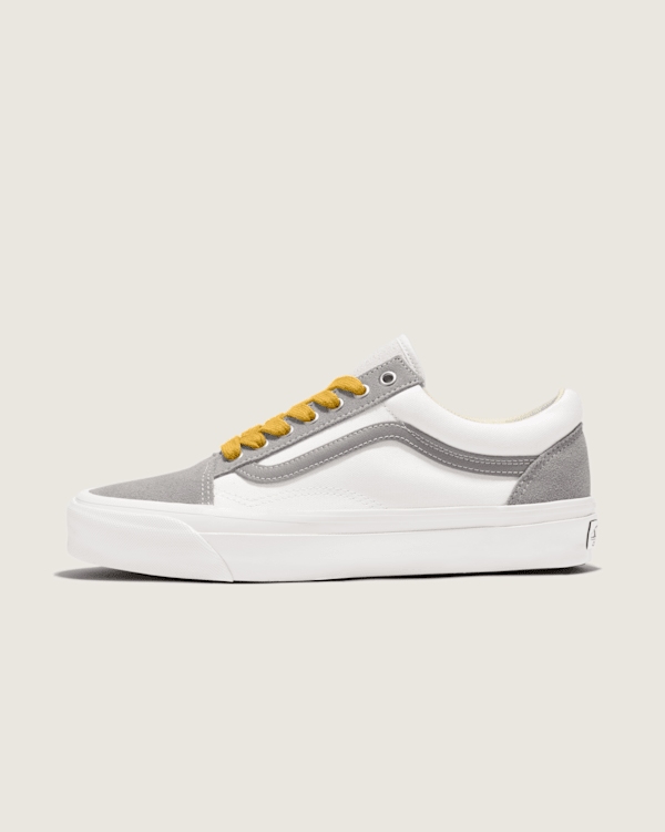 Premium Old Skool Shoe in Grey / Marshmallow White | Vans