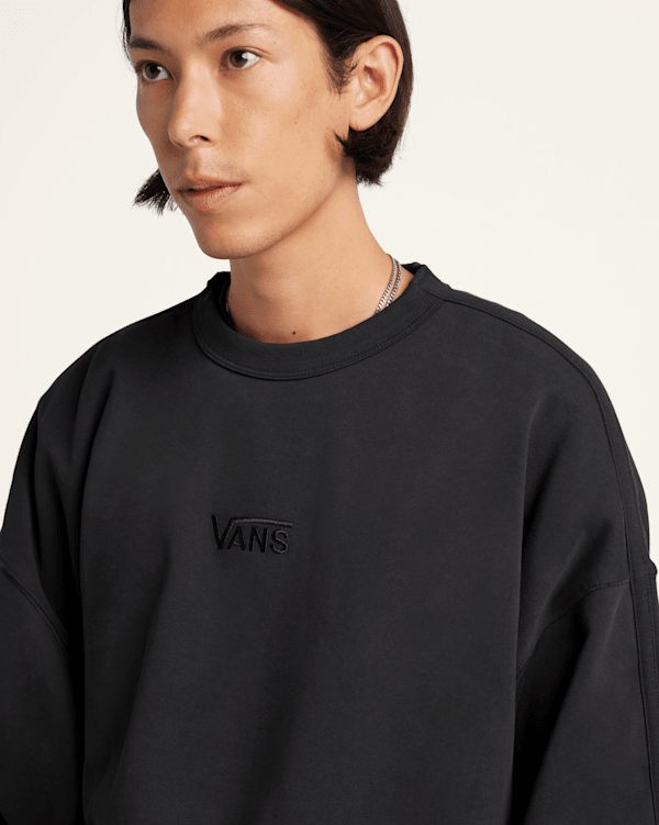 Premium Logo Crewneck Sweatshirt in Black | Vans