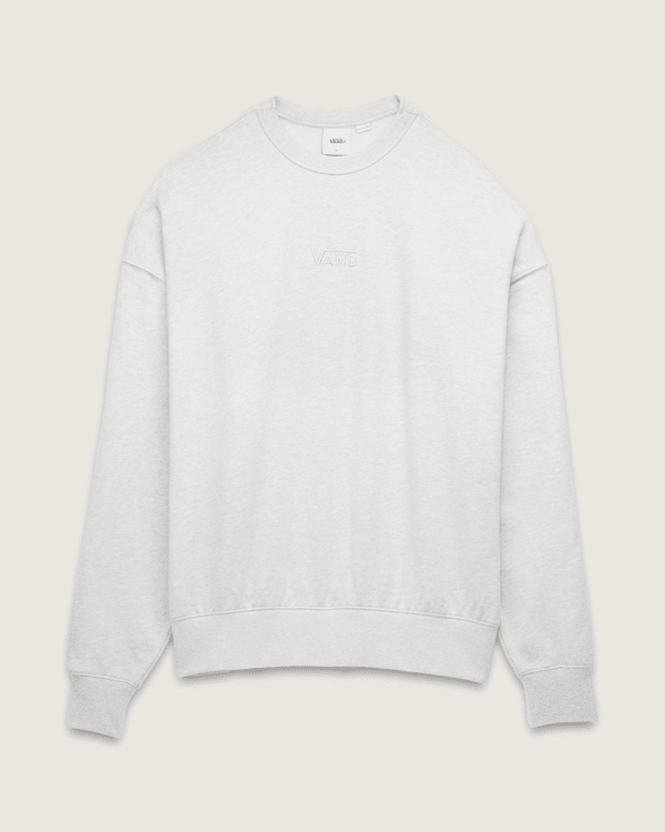 Premium Logo Crewneck Sweatshirt in Ash Heather Grey | Vans