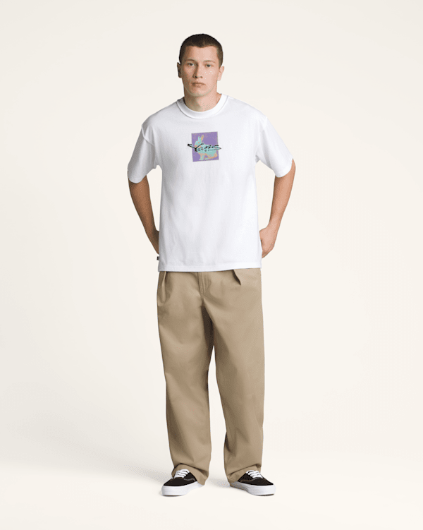 Premium Short Sleeve T-Shirt in White | Vans