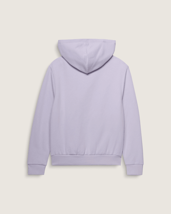 Kids Checkerboard Drip Hoodie in Evening Haze Grey | Vans