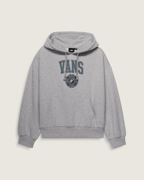 Inter V Retro Pullover Hoodie in Heather Grey | Vans