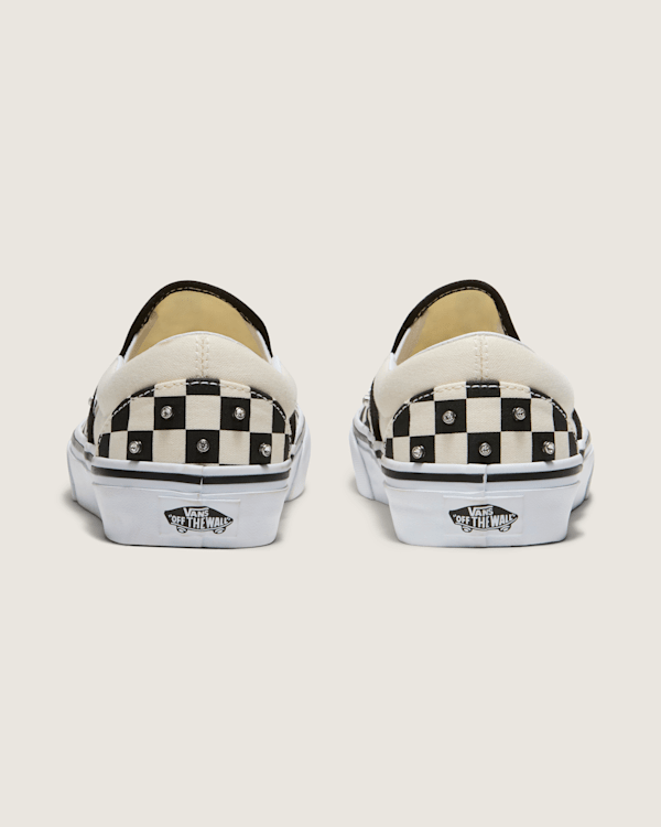 VANS★CLASSIC SLIP ON★BLACK&WHITE★チェック★25.5~30cm Vans Slip-On Checkerboard Skate Shoe - Black / White | Journeys