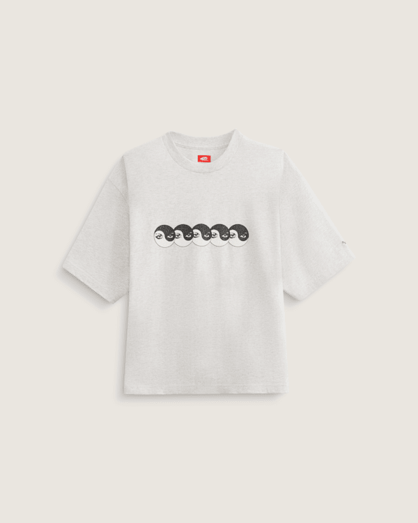 Skate Yin Yang Eyes T-Shirt in Heather Grey | Vans