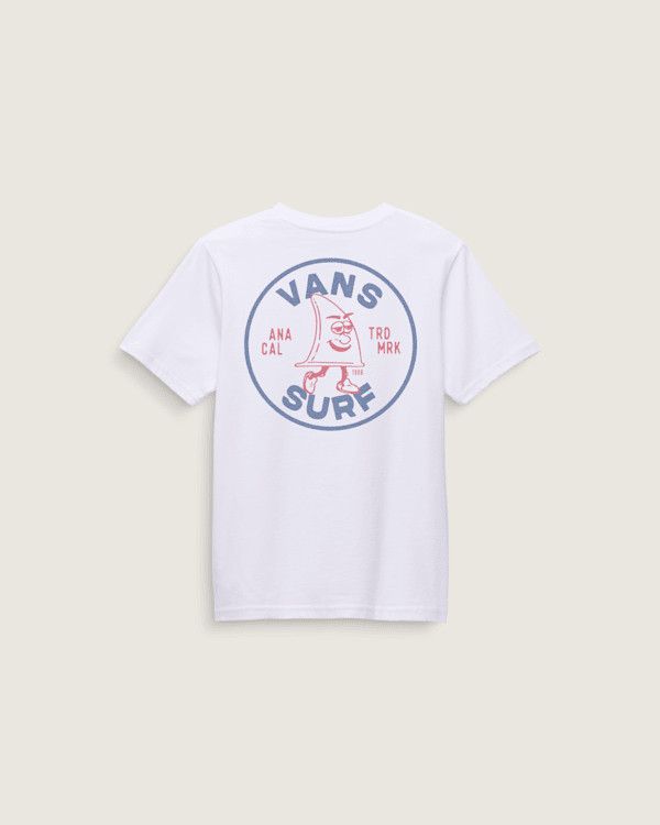 Kids Huck Fin T-Shirt in White | Vans