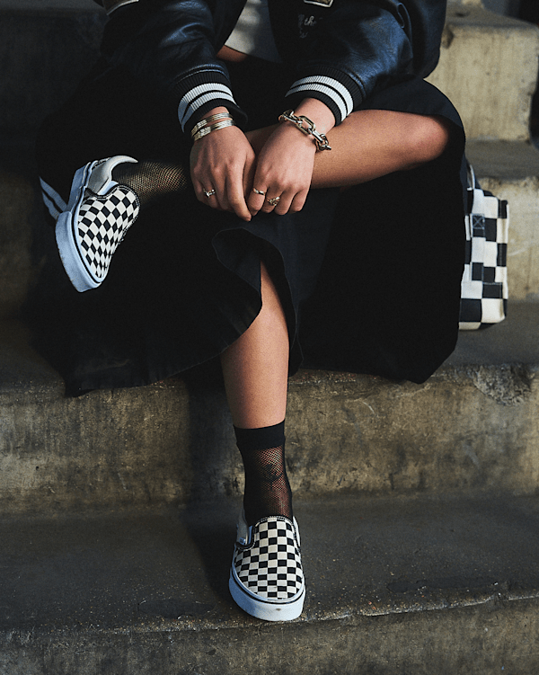 国内配送 VANS SLIP ON V98CLA BLACK / WHITE CHECKER ONLY VANS 100% ORIGINAL | Vans Slip On V98CLA Checkerboard