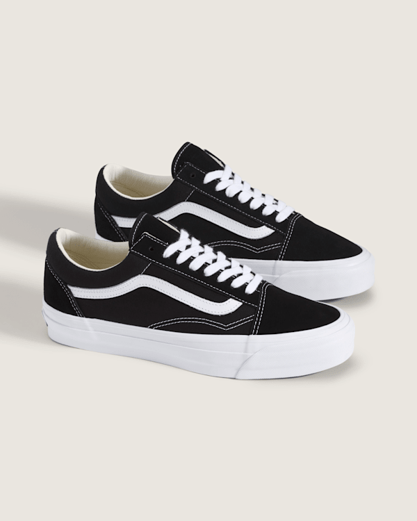 ☆VANS☆ Vans Premium Old Skool LX Black White VN000CQDBA21 Vans Old Skool 36 LX Black/ White VN000CQDBA21 at PRM US