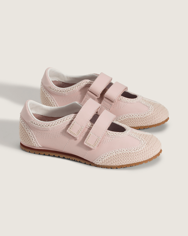 【VANS】 ★ Mary Jane Strap ★ Navy & Pink Premium Mary Jane Super LowPro Shoe in Sepia Rose Pink | Vans