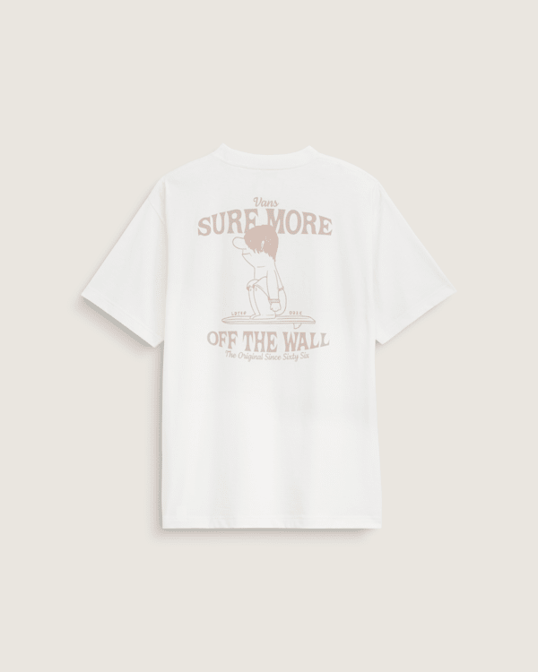Surf More T-Shirt in Marshmallow White | Vans