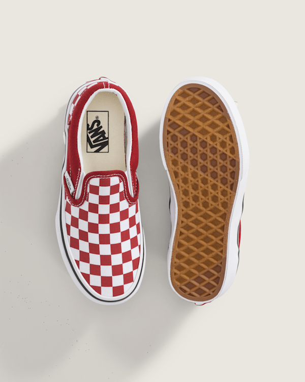 【Vans】☆スリッポン☆ KNU SLIP CHECKERBOARD SHOE New Vans Knu Slip Green/True White Sneakers Low-Top Slip-On