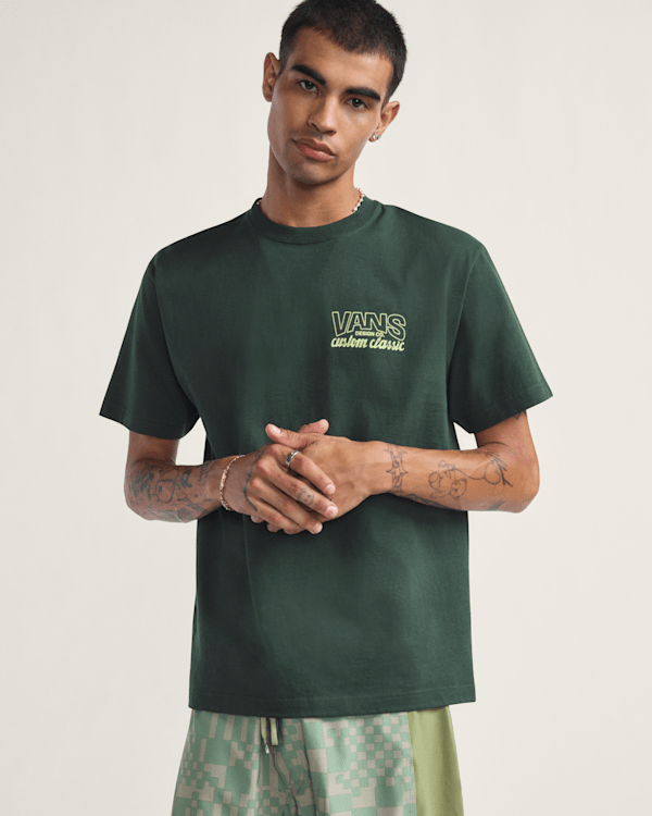 Shop Front T-Shirt in Dried Kelp Green | Vans