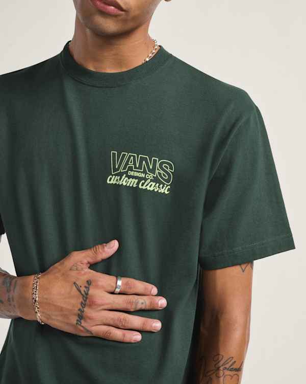 Shop Front T-Shirt in Dried Kelp Green | Vans