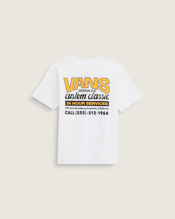 Kids Shop Front T-Shirt in White | Vans