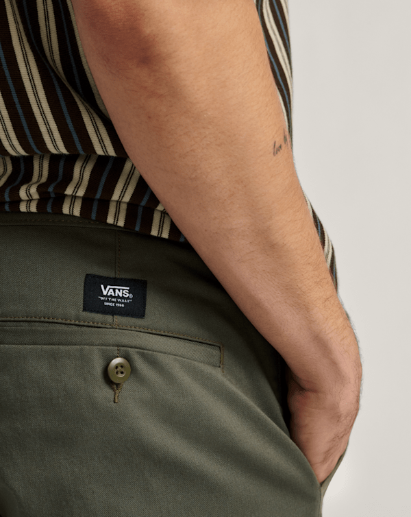 Authentic Chino Relaxed Pants in Grape Leaf Green | Vans