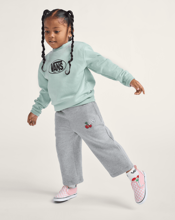 Little Kids Classic Oval Crew Sweatshirt