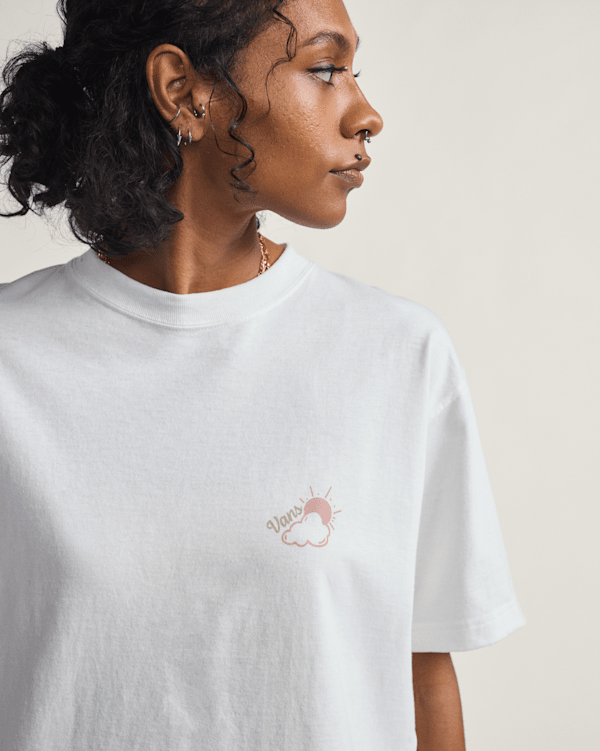 Surf More T-Shirt in Marshmallow White | Vans
