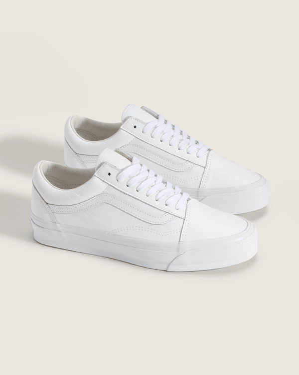 【Vans】★スニーカー★ Premium Old Skool Leather Shoe Vans Old Skool Premium Leather Shoe Black True White
