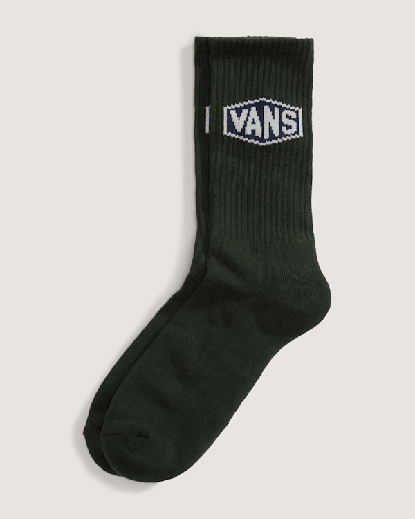 Stowers Crew Socks in Dried Kelp Green | Vans