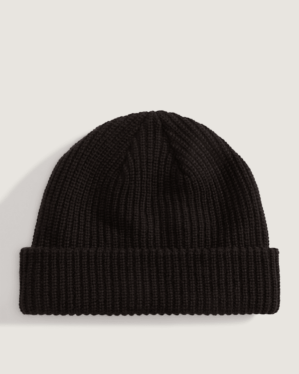 最も信頼できる Core Basic Vans | Black in Beanie Cuff 帽子