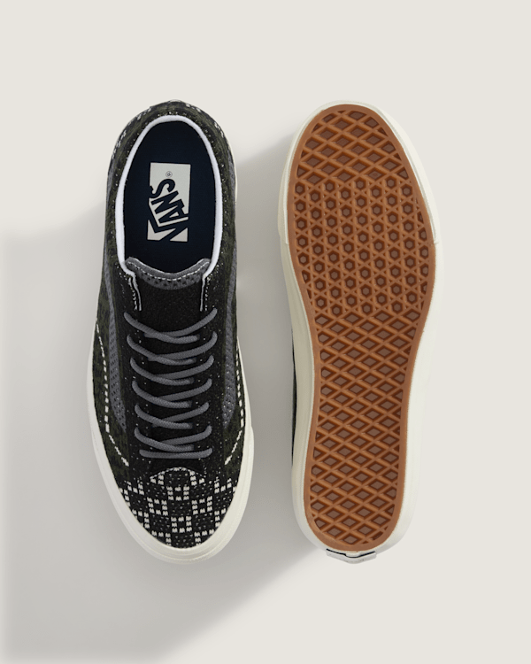 Premium Old Skool Shoe in Cheetah Dried Kelp Green / Black