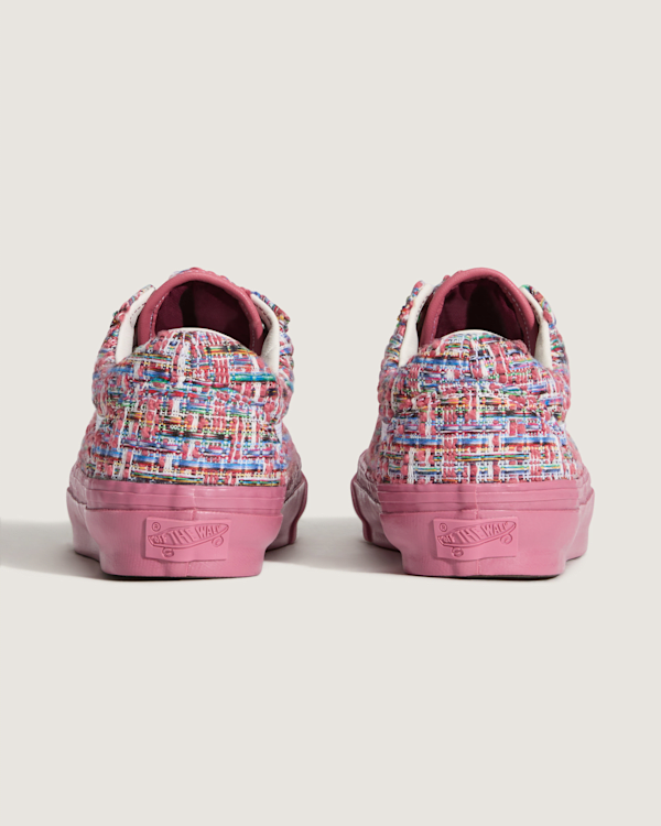 【VANS】 ★ Premium Old Skool 136 ★ White & Pink Old Skool Shoe in Cream Beige / Pink | Vans