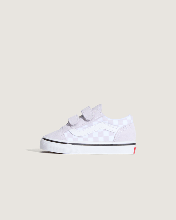 【Vans】★スニーカー★ Old Skool V Shoe Toddler Old Skool V Checkerboard Shoe in Checkerboard Lilac