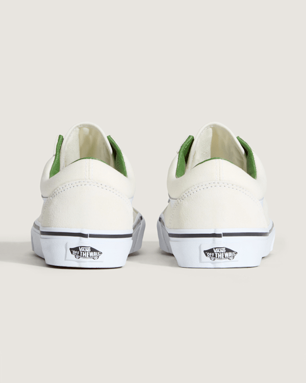 Old Skool Shoe in Marshmallow / Green | Vans
