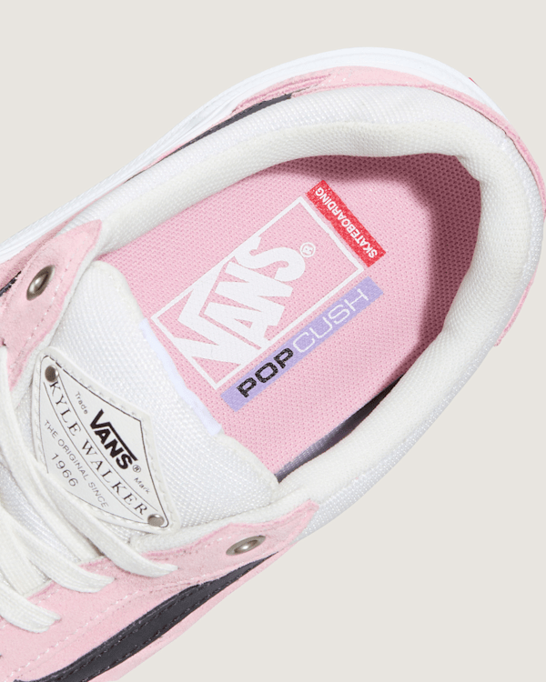 Skate Kyle Walker Wafflecup Shoe in Pink Vans
