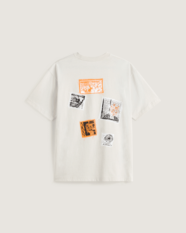 Punk Patch T-Shirt in Taupe Mist Grey | Vans