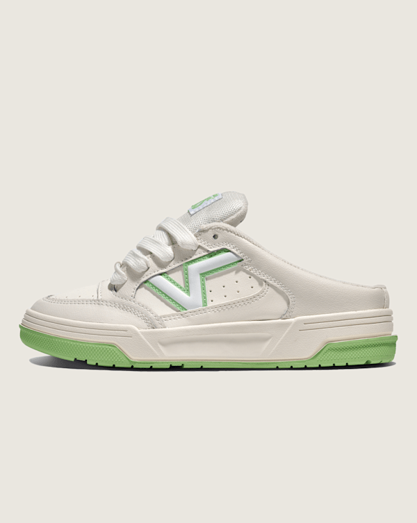 【Vans】★ミュール★ Upland Mule Shoe Upland Mule in Off White / Green | Vans