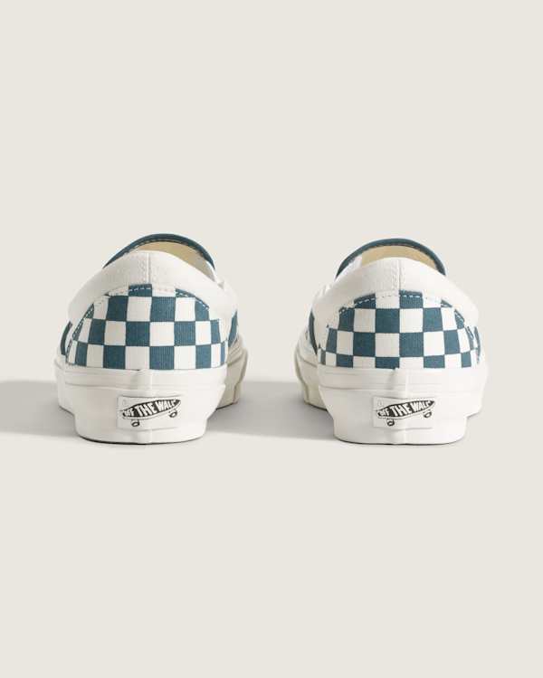 MUSEdeDeuxiemeClasse グッドグリーPATCHEDBANANA Classic Slip-On Platform Checkerboard Shoe in Checkerboard