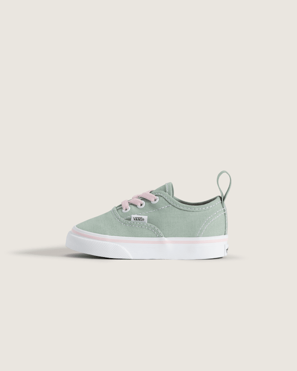 Toddler Authentic Shoe in Olive Grey / Pastel Pink| Vans US