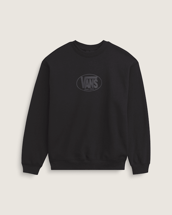 ブリーフィング　POCKETABLE WIND CREWNECK ブラック Classic Oval Crew Sweatshirt in Black | Vans