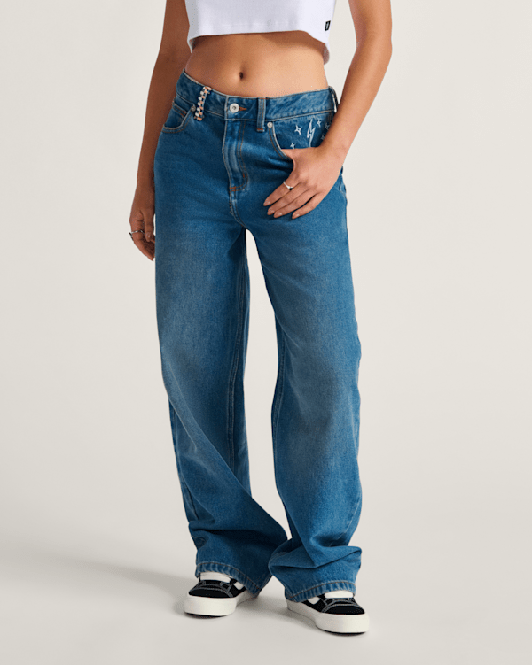 ボトムス Maison Marelle / 36m Side Slash Denim Pants