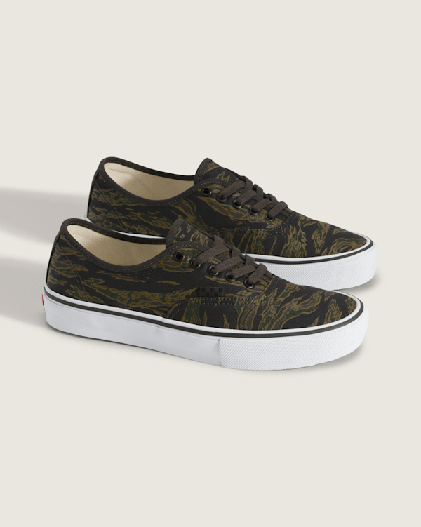 Men\'s Size 8 Rain Camo Green Brown VN0009Q7BGK Sneakers Skate‎ New Rare Men main image 2