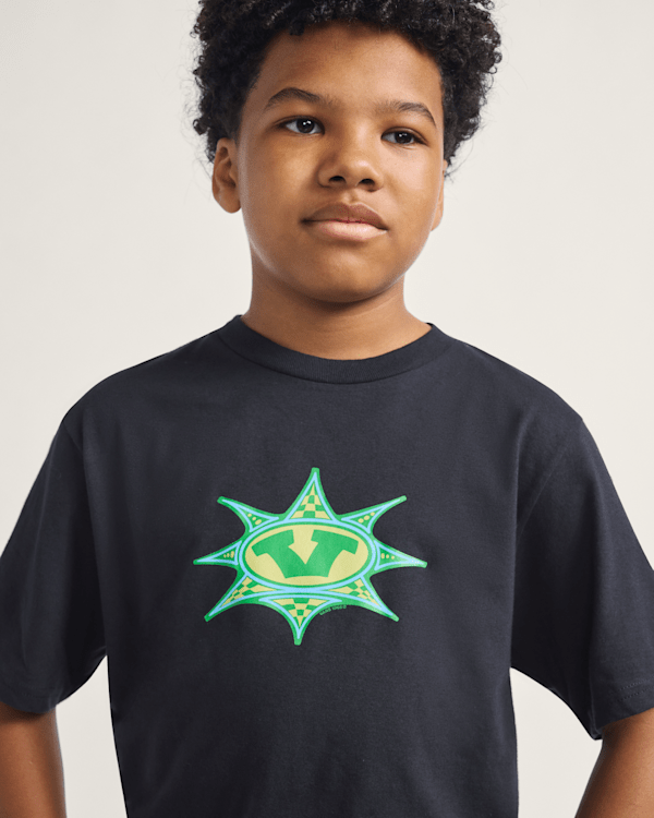 Little Kids Star Checker T-Shirt