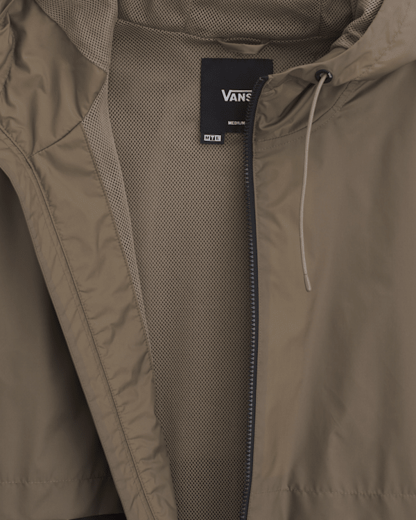 Lewis Windbreaker Jacket in Brown | Vans