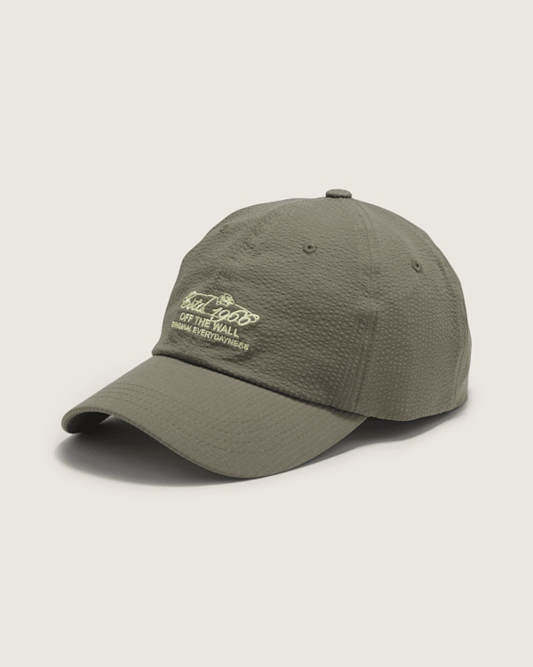 ベリーズ 1966 Curved Bill Jockey Hat in Loden Grey Green | Vans