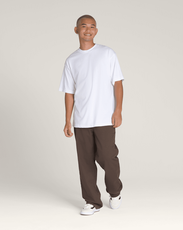 【新品】VANS AUTHENTIC CHINO LOOSE PANT ホワイト VANS WM AUTHENTIC WMN CHINO | White Women's Casual Pants | YOOX