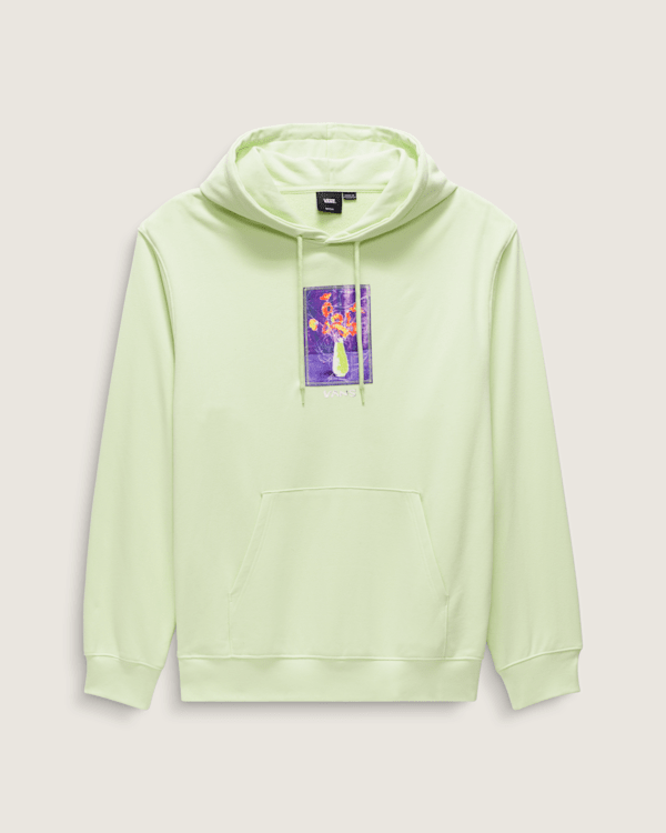 Floral Decor Pullover Hoodie