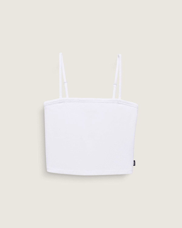 トップス theredthread S stamp bare tops white Delta Stripe Tube Top Cream – Rhythm US
