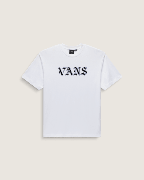 【英国限定】Vans Tree Logo White T-Shirt Frizz T-Shirt in White | Vans