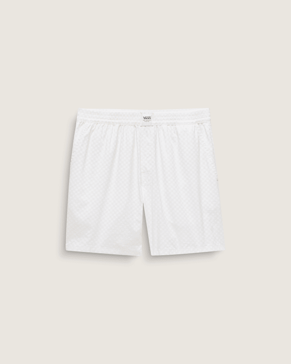CHARLIE BOXER SHORTS ホワイト CLASSIC-LOGO-KNIT-BOXER-WHITE-