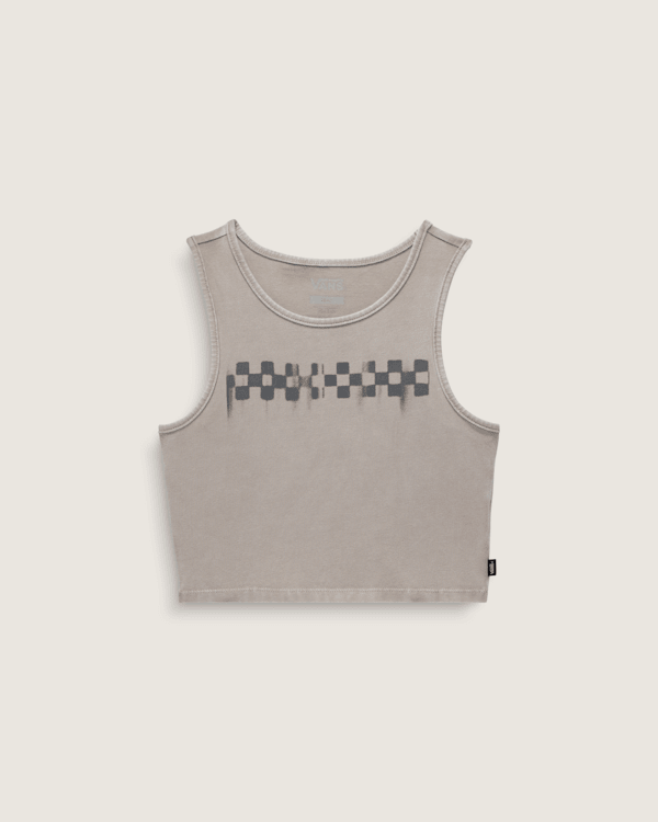 VIAVANDA DISTORTION HOODED TANK TOP ベージュ VIAVANDA DISTORTION HOODED TANK TOP ベージュ